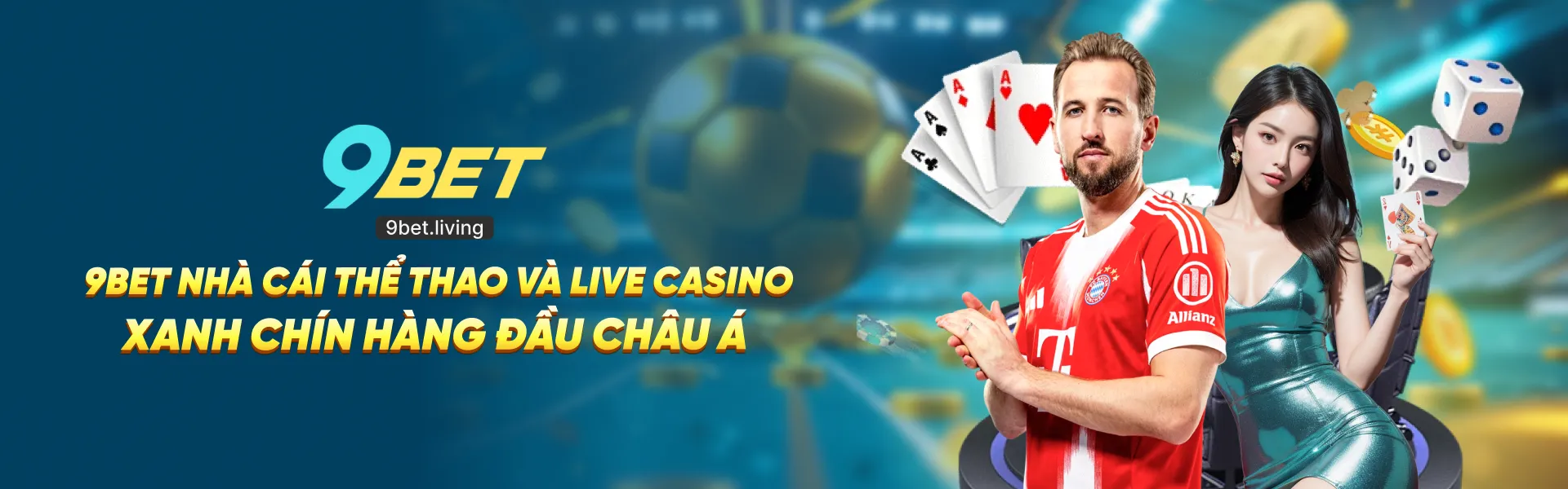 9bet nhà cái thể thao và live casino xanh chín