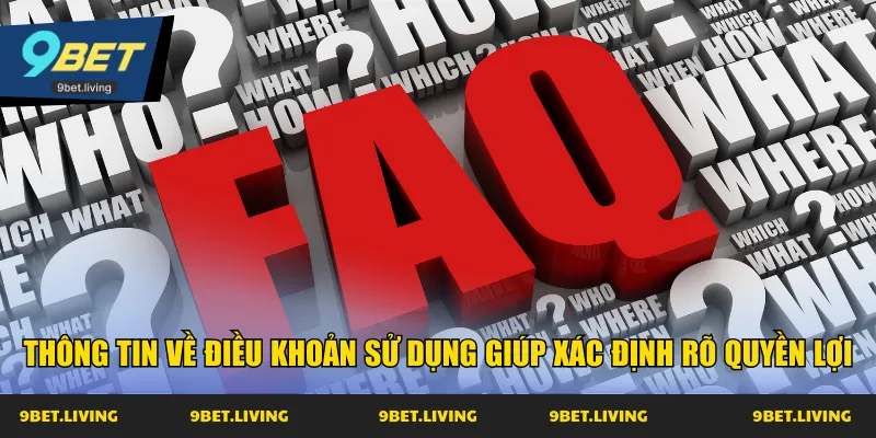 Thông tin về điều khoản sử dụng giúp xác định rõ quyền lợi